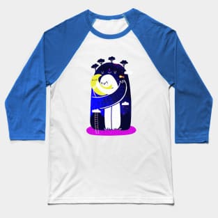 Moon hug Baseball T-Shirt